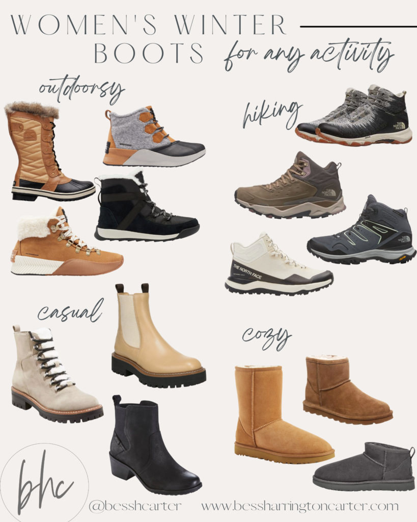 Winter Boots for Any Activity - Bess Harrington Carter