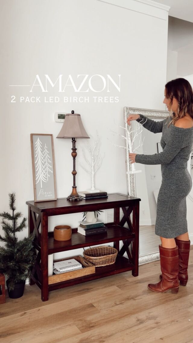 2 pack LED birch trees perfect for indoor Christmas decorations! Only $21 and so pretty especially at night✨

Comment SHOP below to receive a DM with the link to shop this post on my LTK ⬇ https://liketk.it/4WERR #ltkseasonal #ltkholiday #ltkhome